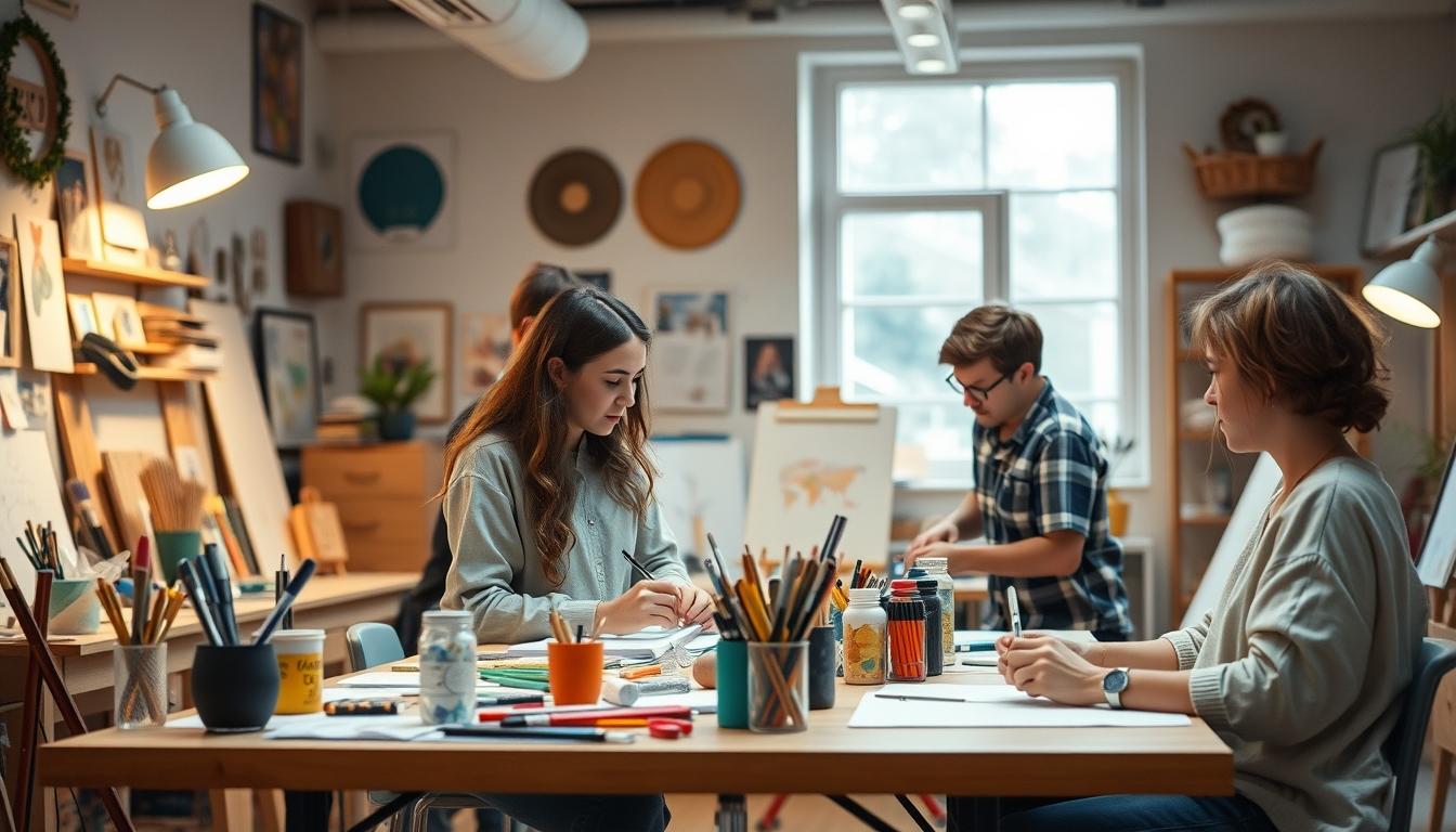 Student using online courses for flexible education